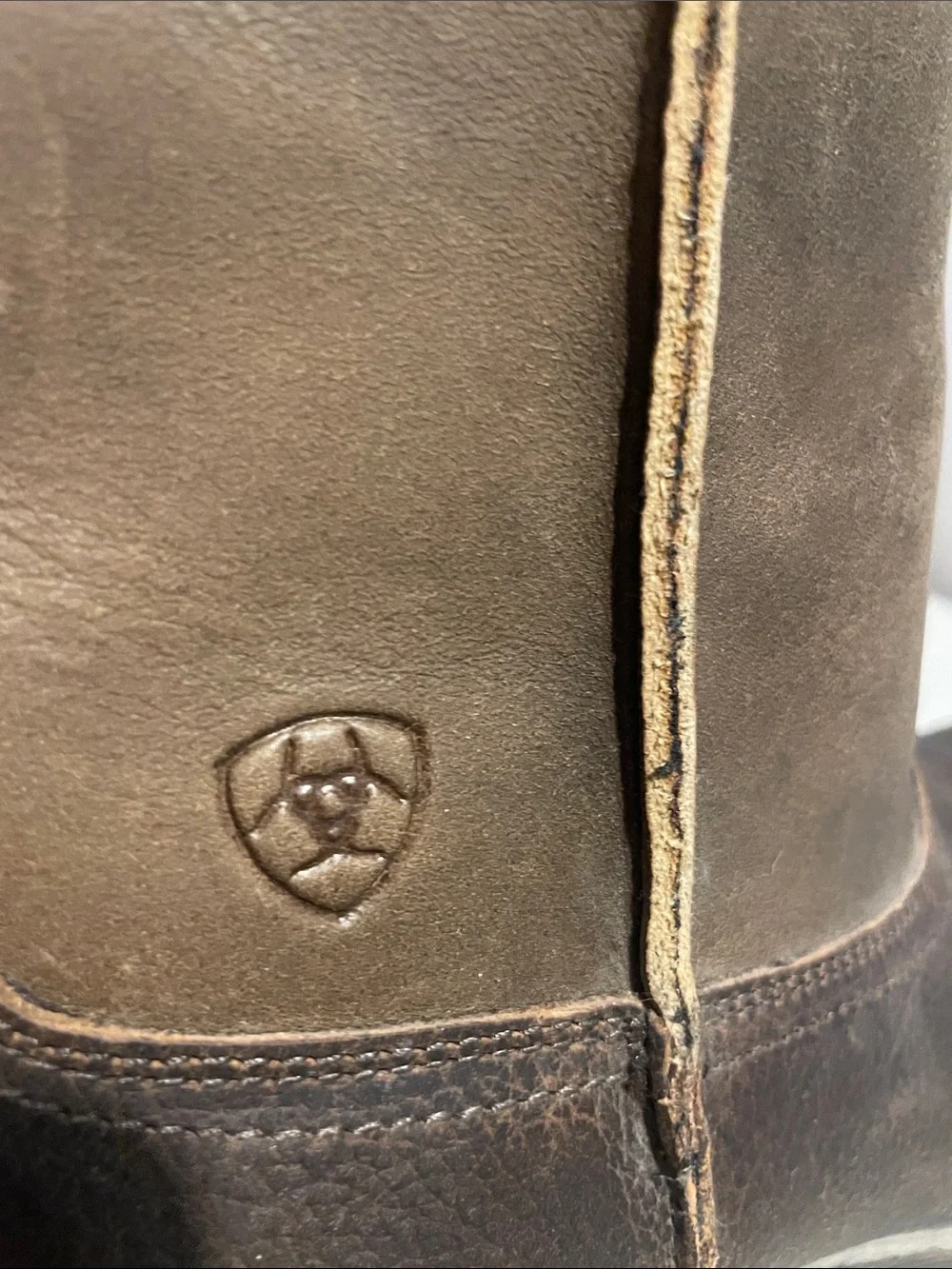 Ariat Brown Two-Tone Kids Western Pull-On Boots